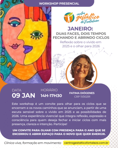 Workshop: Janeiro – duas faces, dois tempos com Fátima Diógenes (09/01/2026)