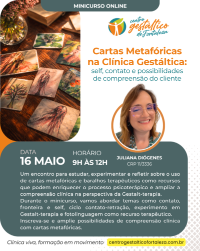 Minicurso: Cartas Metafóricas na Clínica Gestáltica (16/05/2026)