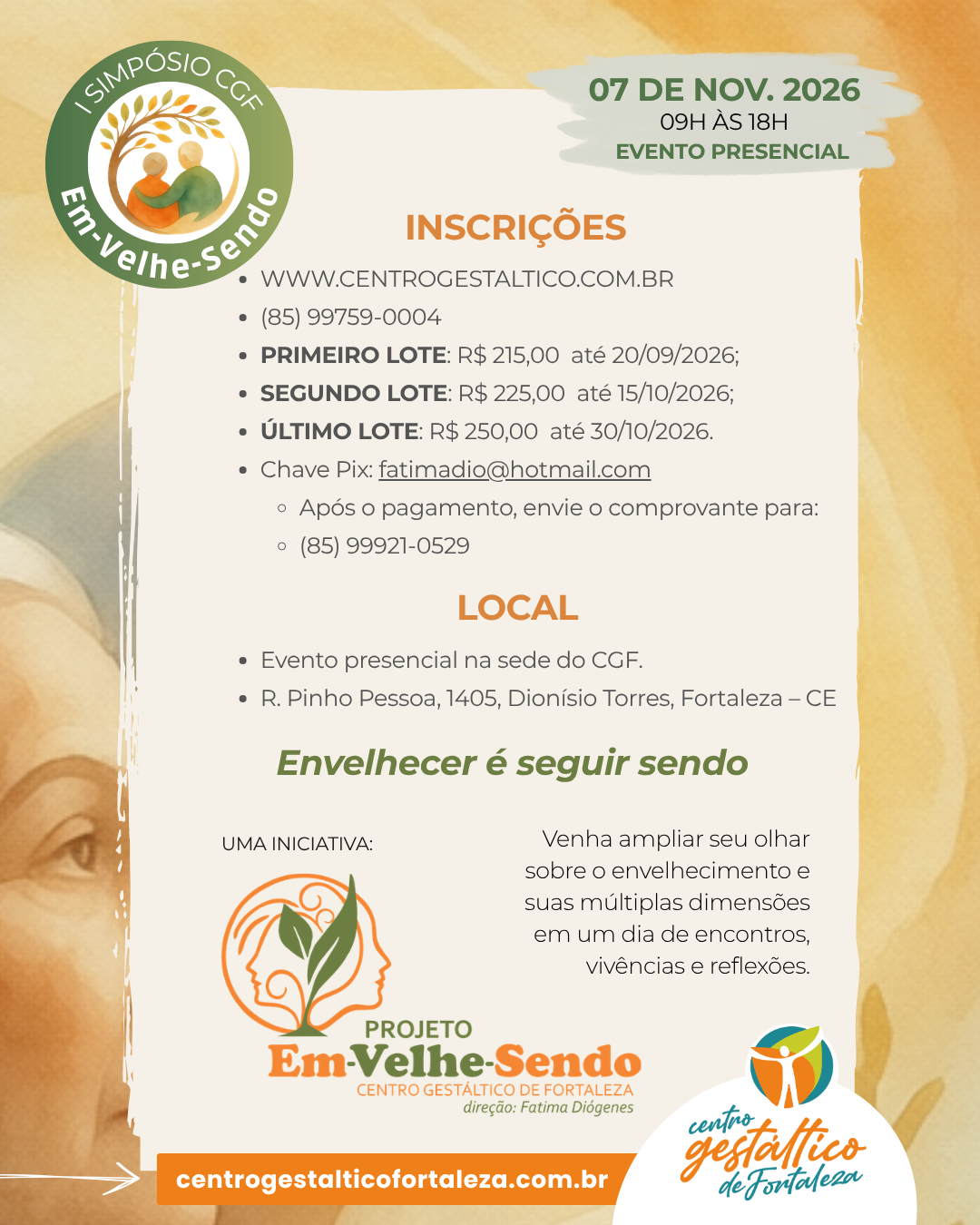 I Simpósio CGF: Em-Velhe-Sendo: o olhar gestáltico para o envelhecimento e suas múltiplas dimensões (07/11/2026) - Imagem 4